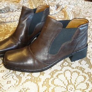 Josef Seibel brown leather booties EU 42 (US 11)